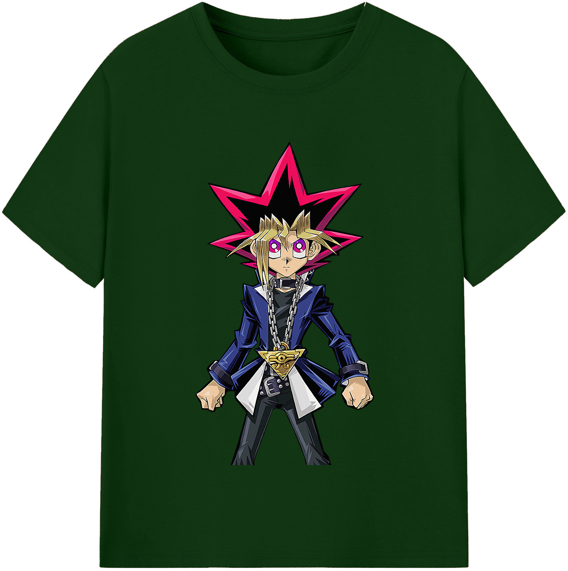 （画像用） 遊☆戯☆王 Yu-Gi-Oh! 綿100％半袖Tシャツ（フロントプリント）